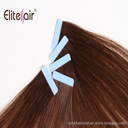 Top selling  wholesale 12"-30" Virgin Human Hair Double Drawn Remy Tape In Hair Extensions For Women Tape in Hair extension